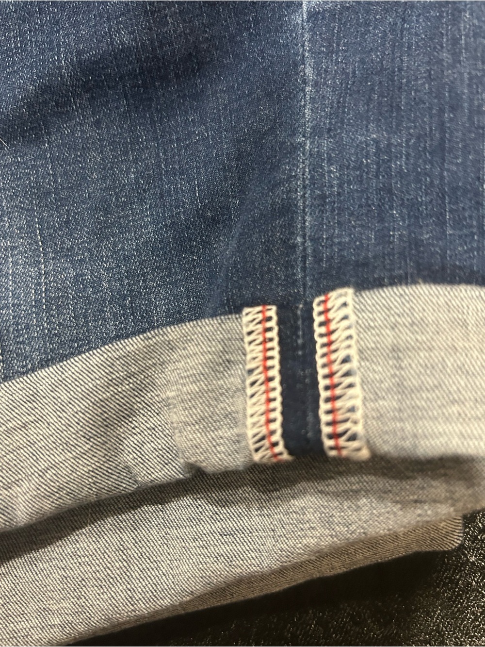 torrid Blue Rolled Cuff Denim Shorts - Picture 3 of 5
